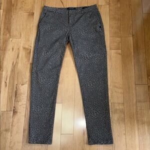 Maison Scotch/ Scotch & Soda Leopard Print  Women’s 29x32 slim chino trousers
